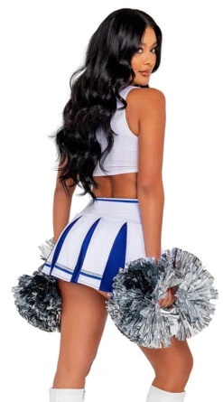 Playboy Cheer Squad Costume 11 Playboy Cheer Squad Costume -Playboy Store PB PB138 Wht Back 2022MAY48154