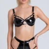 Playboy Louann Vinyl Buckle Bra Set 2 Playboy Louann Vinyl Buckle Bra Set -Playboy Store PB PBL3011 2 YANDY PS02192021 2