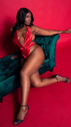 Playboy Plus Size Formal Affairs Satin Teddy -Playboy Store PB PBL5002X RED 5 EDS YANDY 2021PBHOLIDAY