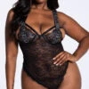 Playboy Plus Size Lace The Music Teddy