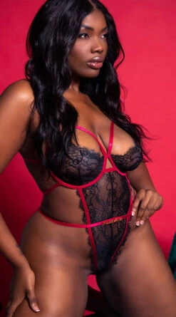 Playboy Plus Size Magical Moments Teddy 14 Playboy Plus Size Magical Moments Teddy -Playboy Store PB PBL5009X RED 1 EDS YANDY 2021PBHOLIDAY