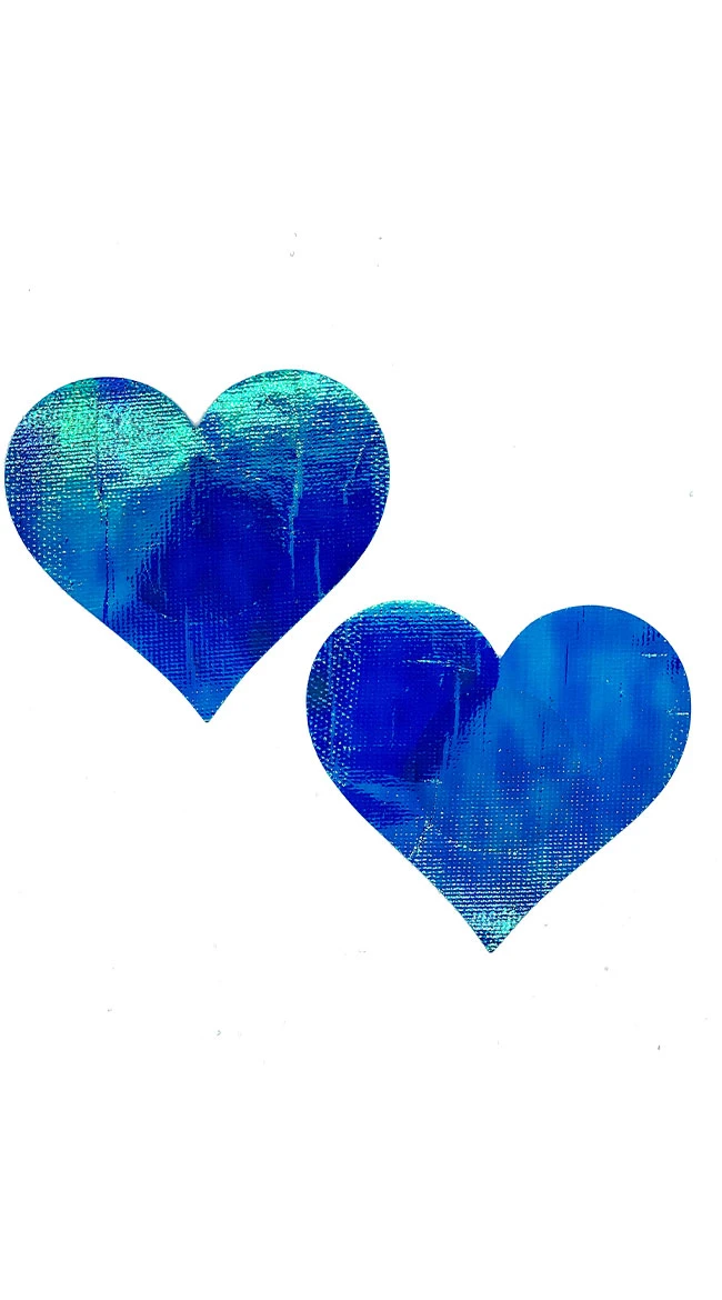Hologram Heart Pasties 3 Hologram Heart Pasties