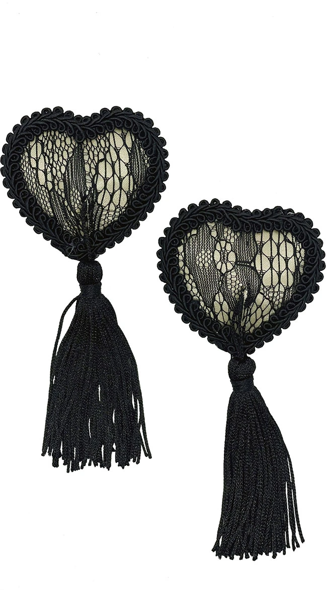 Lace Tassel Pasties 3 Lace Tassel Pasties