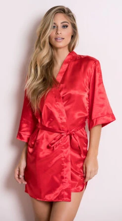 Midnight Satin Robe 31 Midnight Satin Robe -Playboy Store PO 260 RED 8 PS05142018
