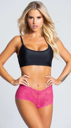 Romantic Lace Boyshort 17 Romantic Lace Boyshort -Playboy Store PO 500 PINK PS12092019 3