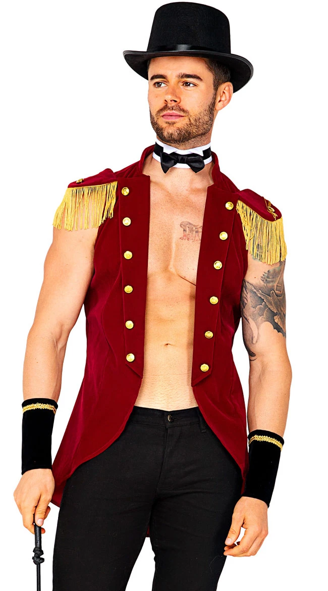 Roma Men's Big Top Master Costume 3 Roma Men's Big Top Master Costume
