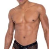 Roma Men's Studded Vinyl And Fishnet Briefs 1 Roma Men's Studded Vinyl And Fishnet Briefs -Playboy Store RM 6336 Blk 2023APRIL