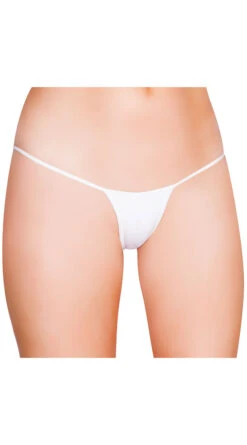 Roma Mini G-String -Playboy Store RM Chip White