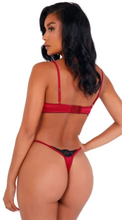 Roma Carolina Dream Satin Bra Set 24 Roma Carolina Dream Satin Bra Set -Playboy Store RM LI394 Red Back 2020NOV26348