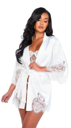 Roma Carolina Dream Satin Robe 27 Roma Carolina Dream Satin Robe -Playboy Store RM LI395 Wht 2022APRIL47919