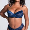 Roma High On You Lace And Satin Bralette Set 1 Roma High On You Lace And Satin Bralette Set -Playboy Store RM LI410 BLUE 2 YANDY PS01192021 PRODS