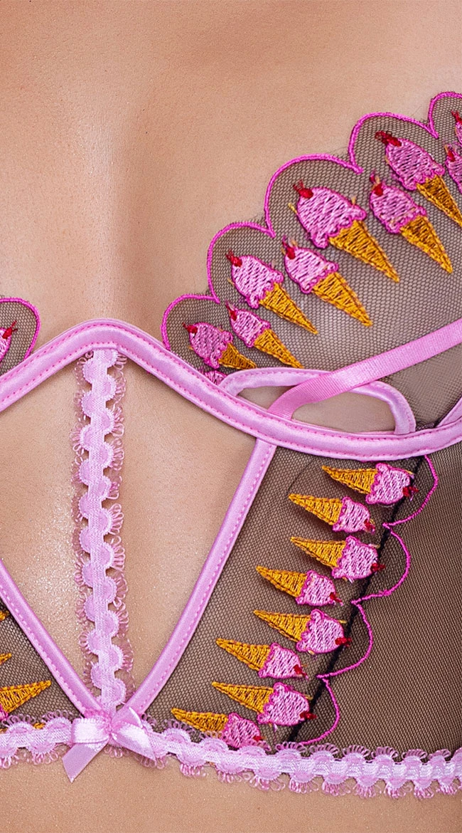 Roma Strawberry Sherbet Bustier Set 4 Roma Strawberry Sherbet Bustier Set - Image 2