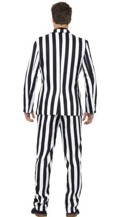 FEVER Men's White And Black Striped Suit Costume 13 FEVER Men's White And Black Striped Suit Costume -Playboy Store SF 43536 B CST2014