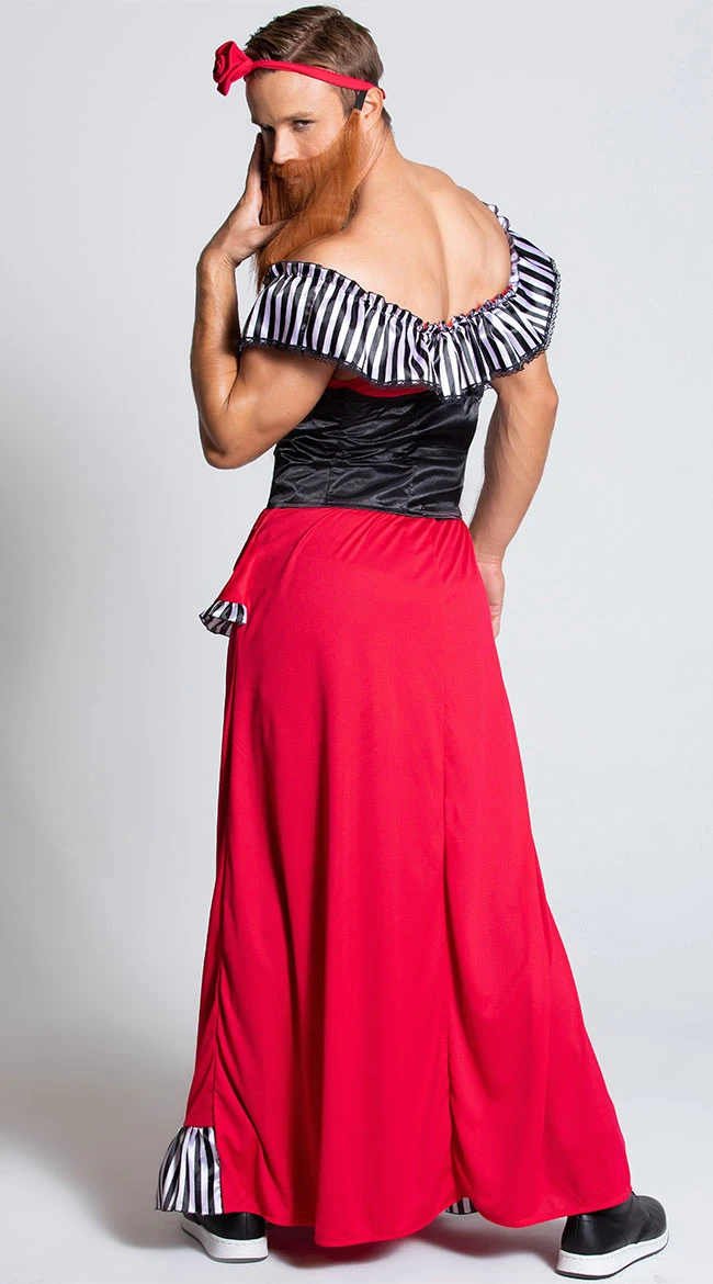 FEVER Men's Bearded Lady Costume 5 FEVER Men's Bearded Lady Costume - Image 3