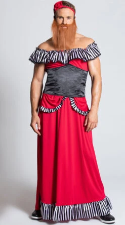 FEVER Men's Bearded Lady Costume 10 FEVER Men's Bearded Lady Costume -Playboy Store SF 50806 BEARDED LADY PS09032019 HALLOWEEN 5