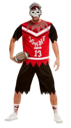 FEVER Men's Zombie Footballer Costume