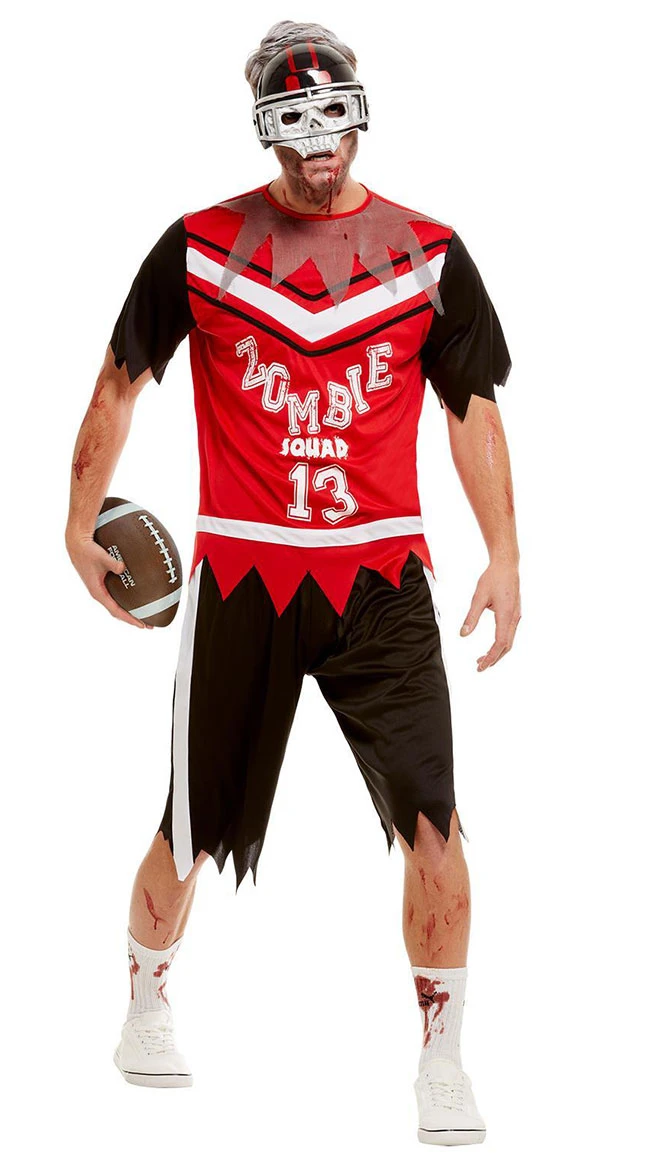 FEVER Men's Zombie Footballer Costume 4 FEVER Men's Zombie Footballer Costume - Image 2