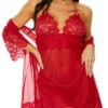 Provocative Peignoir Robe Set 2 Provocative Peignoir Robe Set -Playboy Store SO SS1048 Burg 2022JAN37095