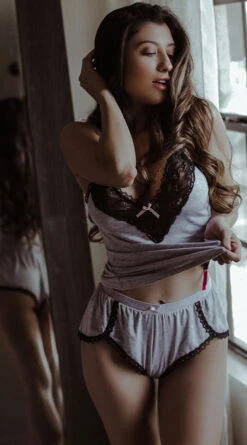 Heather Lace Cami Set 21 Heather Lace Cami Set -Playboy Store ST 10608 3 IPS02112019