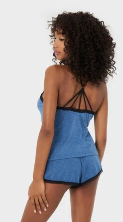 Heather Lace Cami Set 32 Heather Lace Cami Set -Playboy Store ST 10608 NAVY 03 YANDY PS03312022