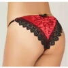 Velvet And Lace Panty -Playboy Store ST 10821 Red B 2017Missing