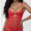 Head And Heart Babydoll Set -Playboy Store ST 11174 RED F 2020OCT25700
