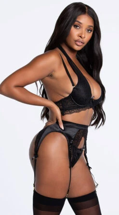 Overlap Me Bra Set -Playboy Store ST 11297 BLK 4 YANDY PS10202021 Edit