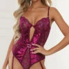 Velvet Desires Teddy -Playboy Store ST 11361 WINE F 2022JAN42771