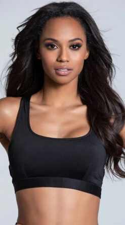 Lace-Up Microfiber Sports Bra 7 Lace-Up Microfiber Sports Bra -Playboy Store ST 30124 2 PS07152020