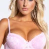 Yandy Double Up Daisy Light Pink Demi Bra 2 Yandy Double Up Daisy Light Pink Demi Bra -Playboy Store YB B25451 PNKL 1 YANDY PS09292021