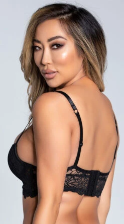 Yandy Nothing To Lose Black Longline Bra 7 Yandy Nothing To Lose Black Longline Bra -Playboy Store YB B47311 BLK BRA 9 YANDY PS03182021