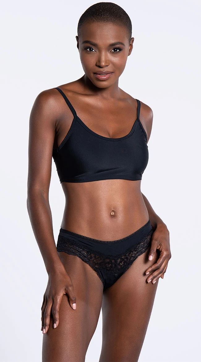 Yandy Embrace Lace Black Bikini Panty 3 Yandy Embrace Lace Black Bikini Panty