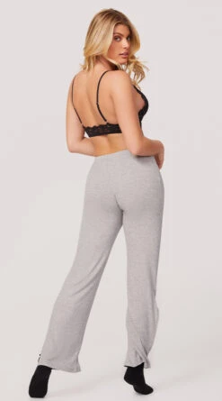 Yandy Pure Relaxation Pajama Set -Playboy Store YMC YD00131A BRALETTE PANT SET GREY 2323