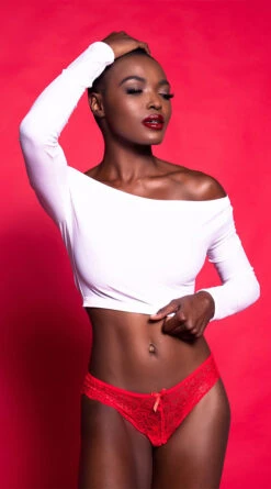 Yandy Little Secrets Thong Panty -Playboy Store YN YPL306 EDS 1 YANDY 2021HOLIDAY