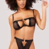 Yandy For The Likes Bra Set 2 Yandy For The Likes Bra Set -Playboy Store YO 40 11776 BRA SET BLACK 4597