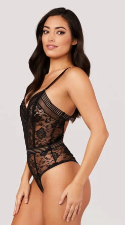 Yandy Lover's Beckoning Teddy 7 Yandy Lover's Beckoning Teddy -Playboy Store YO 52 11121 LACE TEDDY BLACK 4183