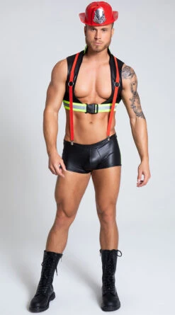 Yandy Men's Burn Baby Burn Costume 15 Yandy Men's Burn Baby Burn Costume -Playboy Store YR E7181 FIREMAN 1 PS08262020