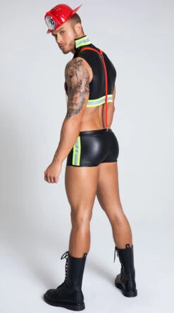 Yandy Men's Burn Baby Burn Costume 14 Yandy Men's Burn Baby Burn Costume -Playboy Store YR E7181 FIREMAN 3 PS08262020