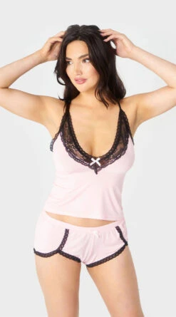 Yandy Sweet Dreams Pajama Set 15 Yandy Sweet Dreams Pajama Set -Playboy Store YSM PL YA10608 PINK BLACK 02 YANDY PS03302022