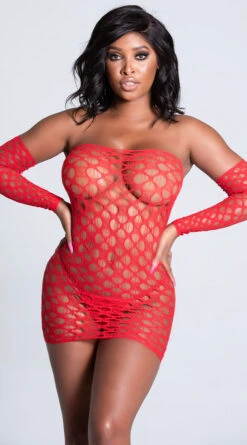 Naughty Nights Tube Chemise Set 18 Naughty Nights Tube Chemise Set -Playboy Store YT 818JT173 RED 2 PS01182021